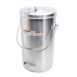 Imagem - BALDE DE INOX C/ TAMPA 19 L